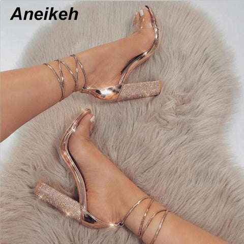 BIGTREE Shoes Women Sandals 2019 Women Shoes Block Heels Women Suede Buckle Party Sandalias Sexy Classic Sandals Ladies Shoes