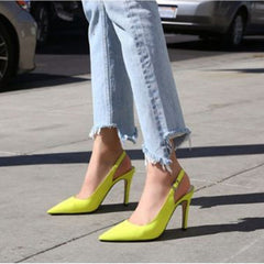 ZHENZHOU Charming Elegant Multicolor Suede Women'sShoes Sexy High Heels Pumps & Sandals Dress Party OL Pump Valentine Shoes
