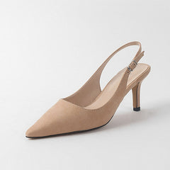 ZHENZHOU Charming Elegant Multicolor Suede Women'sShoes Sexy High Heels Pumps & Sandals Dress Party OL Pump Valentine Shoes