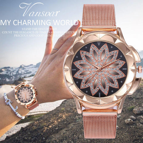 2019 Luxury Women Metal Mesh Watch Simplicity Classic Wrist Fashion Casual Quartz High Quality Women's Watches Relogio Masculino