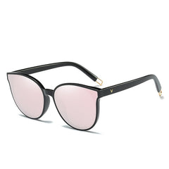 2019 Fashion Colour Luxury Flat Top Cat Eye Women Sunglasses Elegant oculos de sol men Twin Beam oversized Sun glasses  UV400