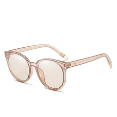 2019 Fashion Colour Luxury Flat Top Cat Eye Women Sunglasses Elegant oculos de sol men Twin Beam oversized Sun glasses  UV400