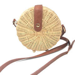 Square Round Mulit Style Straw Bag Handbags Women Summer Rattan Bag Handmade Woven Beach Circle Bohemia Handbag New Fashion